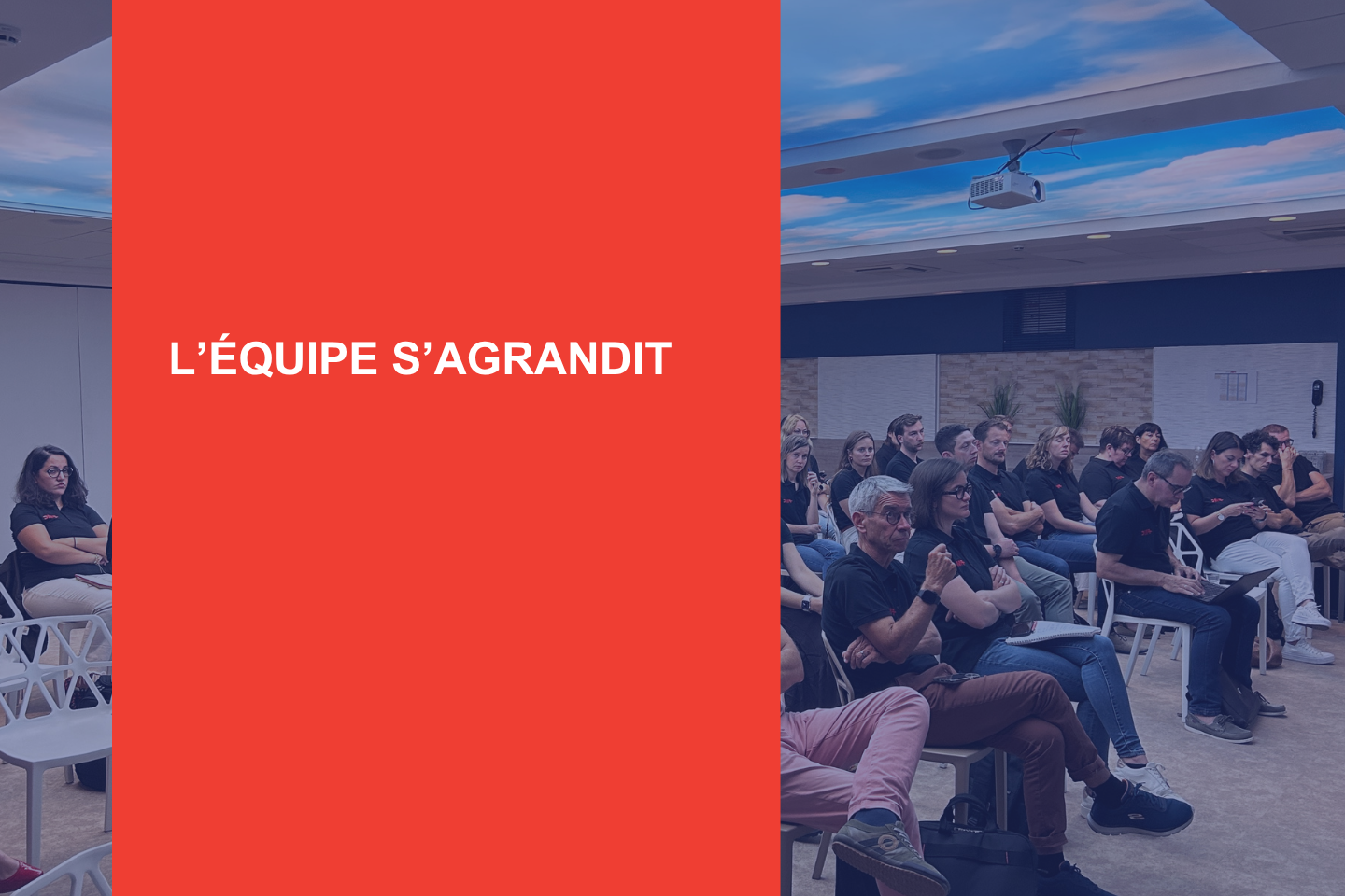des nouveaux dans l'équipe marketing